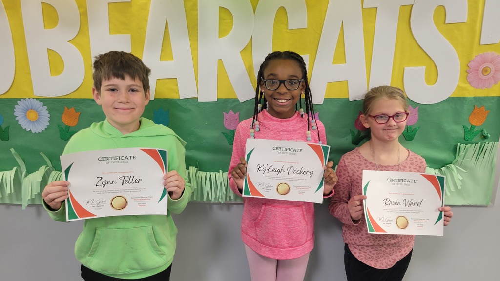 April Winners for Character of the month!