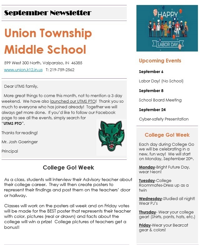 union township school corp